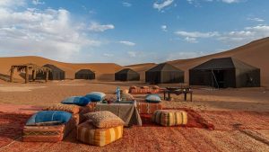 Bivouac desert Maroc