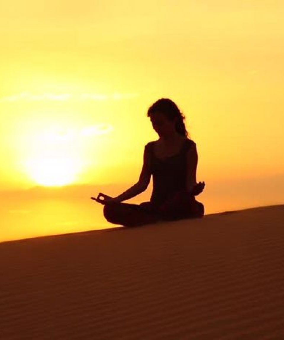 Yoga méditation randonnee desert Maroc 4
